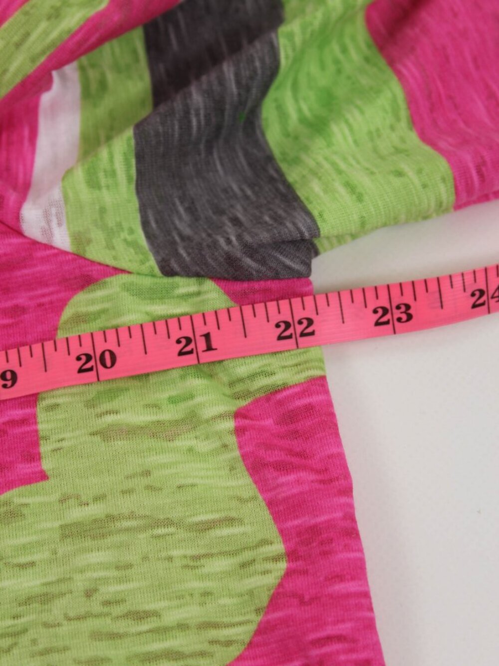 Caribbean Joe XL Pink Green Dachshund Dog Print Henley Top - Picture 9 of 10
